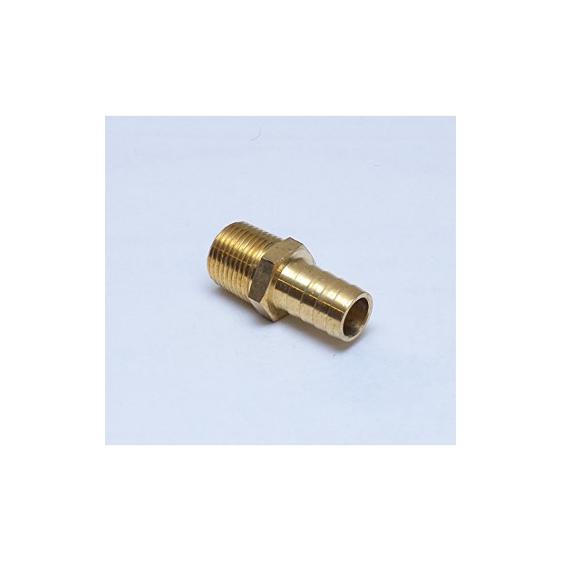 Hose Barb To Male Pipe - Brass - 5/8" Id