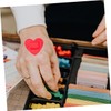 KICHOUSE 25pcs Heart Shape Dressing Waterproof for Outdoor Care Sensitive