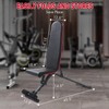 Weight Bench,800LBS Foldable Workout Bench,Adjustable Strength Training Bench for Full