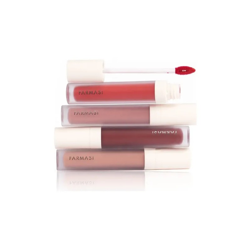 Labial Liquido Matte Lipstick/ Farmasi Color 06 Red Love