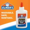 Elmer's Pegamento Escolar Líquido Blanco Lavable 4 oz (12 Unidades)