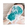 Set Baño Spa Turquesa Juego Piezas Cepillo Espalda Esponja Exfoliante