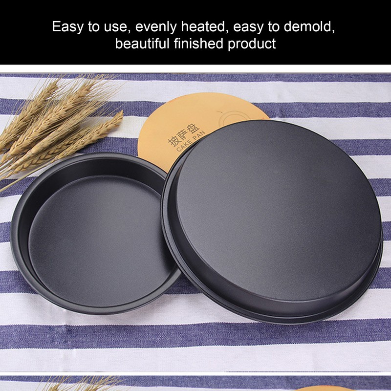 Non Stick Pizza Pan Uniform Heat Transfer Carbon Steel Pizza
