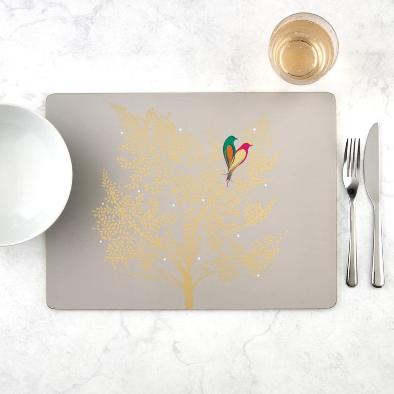Pimpernel Sara Miller Chelsea Placemats - Set of 4 Cork-Backed