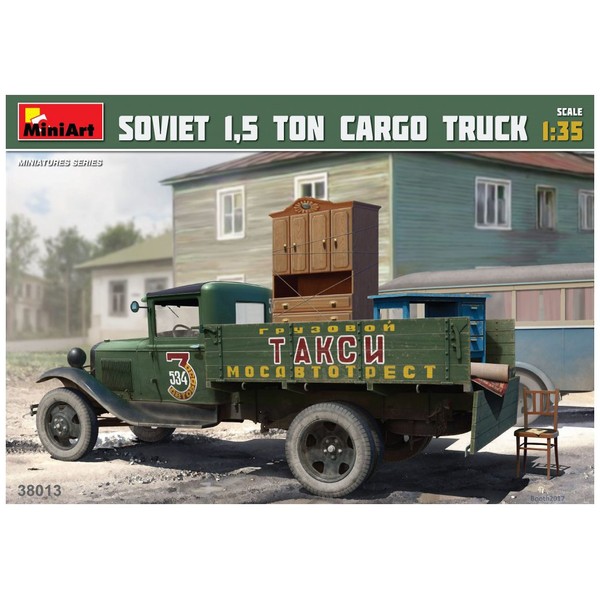 Mini Art 38013 Model Kit Soviet 1.5 Ton Cargo Truck
