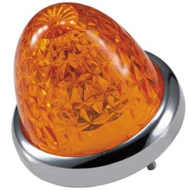 Jet Inoue 532638 LED Starlight Bath Marker Lamp, Zero (Zero) DC12V / DC 24V Color Lens, Side Light, LED Marker, Amber/Amber