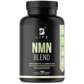 B Life NMN Precursor de NAD 180 Cápsulas con Trans-Resveratrol