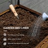 Outsunny Raised Garden Bed with Cover and Storage Shelf, Rectangular
