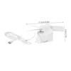 Outanaya Compact Hanging Fan with USB Plug High Wind Power