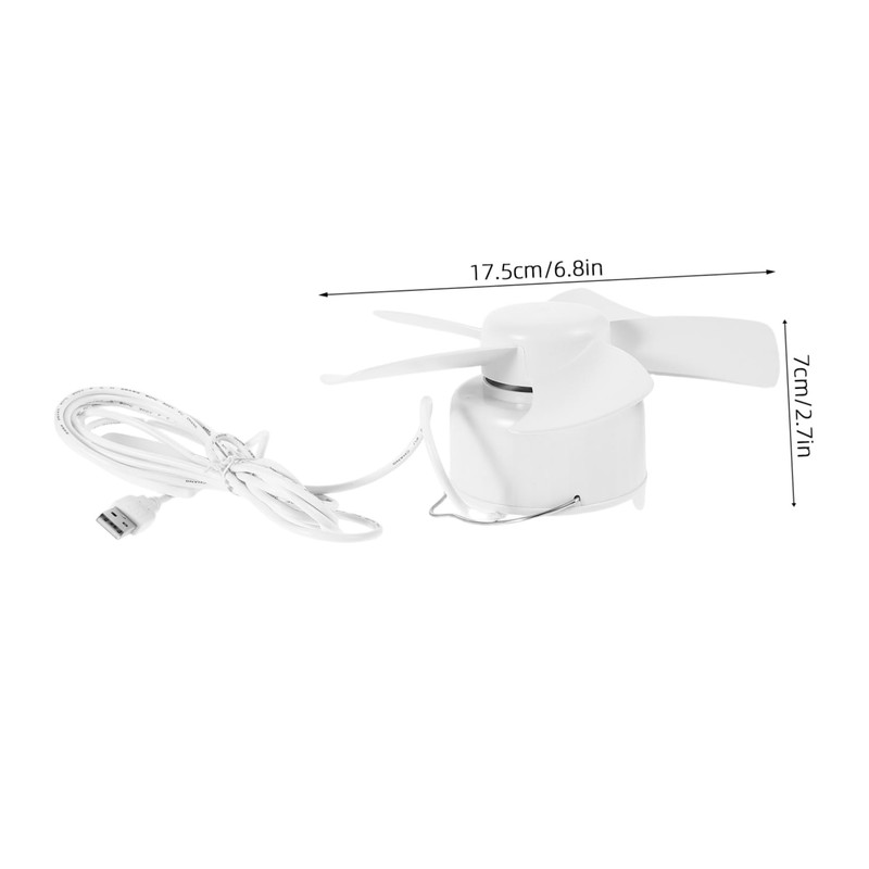 Outanaya Compact Hanging Fan with USB Plug High Wind Power