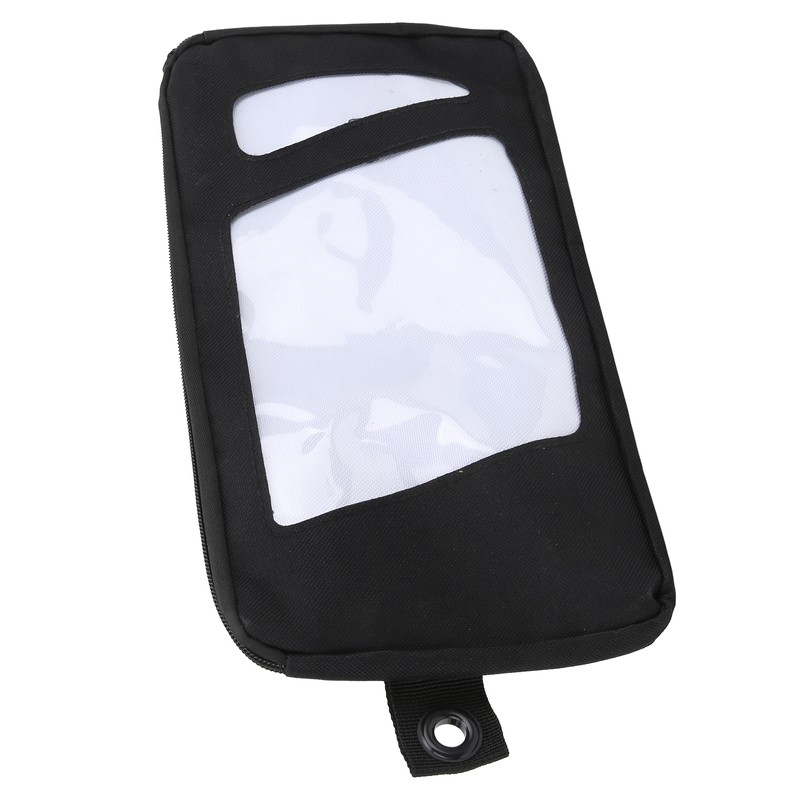 10in Black Surfboard Surfing Fin Storage Bag Durable Canvas Handbag