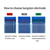 TEN-HIGH Pure TIG Tungsten Electrodes(WP Green), 1.6mm x150mm 10pcs Pack.