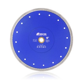 SHDIATOOL 10 Inch Diamond Saw Blade Cutting Disc for Porcelain Tile Ceramic Granite Marble Brick
