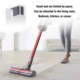 Vacuum Cleanner Wall mount Stand for Dyson V7 V8Storage Holder Compatible for Dyson V7 V8 Vacuum Cleaner Bracket Wall Mount Support Organizer (White, V7 V8)