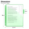 Dunwell 5-Tab Dividers for 3-Ring Binders (5 Count), 5 Bright