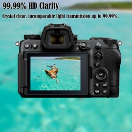 PCTC Screen Protector for Nikon Z6III Z6 III Camera + Top Screen [2+2Pack],0.3mm 9H Hardness Anti-Scrach Anti-Bubble,1*Hot Shoe Cover