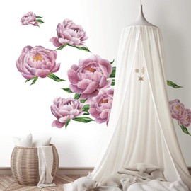 RoomMates RMK3893GM Large Peony Peel and Stick Giant Wall Decals