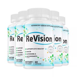 Revision 5-Pack ReVision Eye Advanced Eye Supplement, Supports Eye Health- 300 Capsules