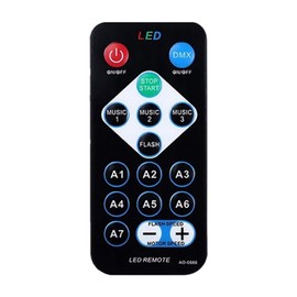 Luditek Remote Controller Pack of 2 for Sound Activated Party Lights for Home Room Dance Parties Birthday Karaoke
