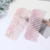 2 Pack Portable Tortoise Hair Detangling Mini Celosus Wide Tooth