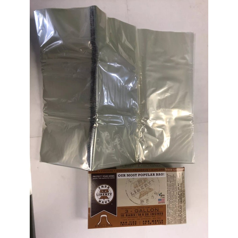 True Liberty 3 Gallon (Turkey) Bags: 10 Bags