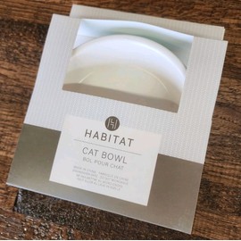 Habitat Two Tone Ceramic Pet Cat Food Bowl Mint Green NEW