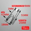 52x19mm Downlight Spring Clips, 10 Pack Emitting Diode Recessed Lighting