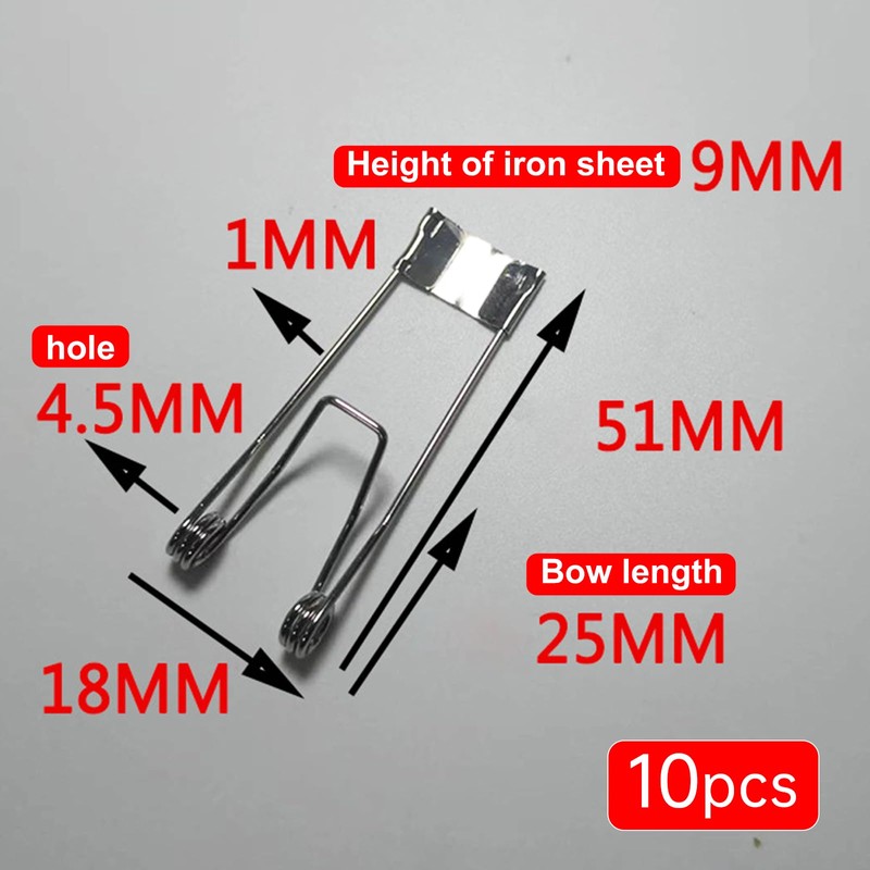 52x19mm Downlight Spring Clips, 10 Pack Emitting Diode Recessed Lighting