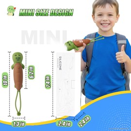 Tepreswes Teprewes Turtle Outdoor Kid's Flashlight Rechargeable, Led Flashlight, Fun and Lightweight Kid Flashlight Suitable for Camping and Outdoor Exploration, Dog Walking, Birthday Gift
