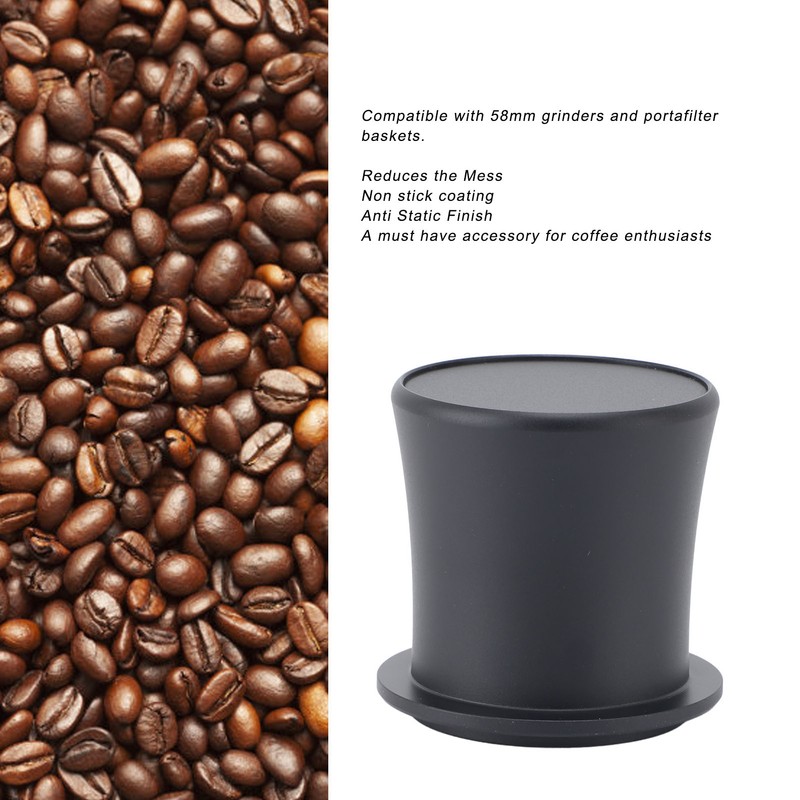 58mm Dosing Cup Aluminum Alloy Coffee Dosing Cup Compatible with