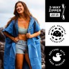 Pilotfish Surf Poncho Changing Robe Towel - Hooded, Zippered Towel