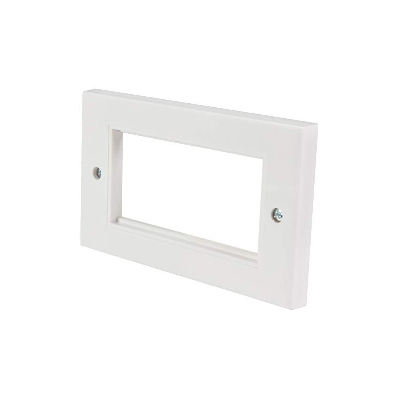 AV:Link | Double Gang Wall Plate Frame for 4 Modules