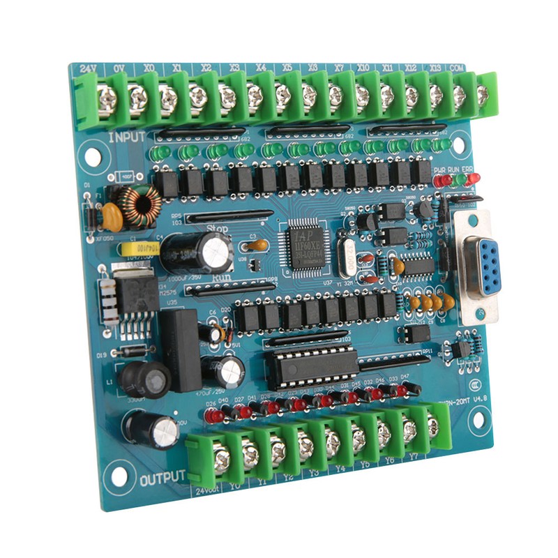 Industrial Programmable Control Board FX2N-20MT 12 Input 8 Output 24V