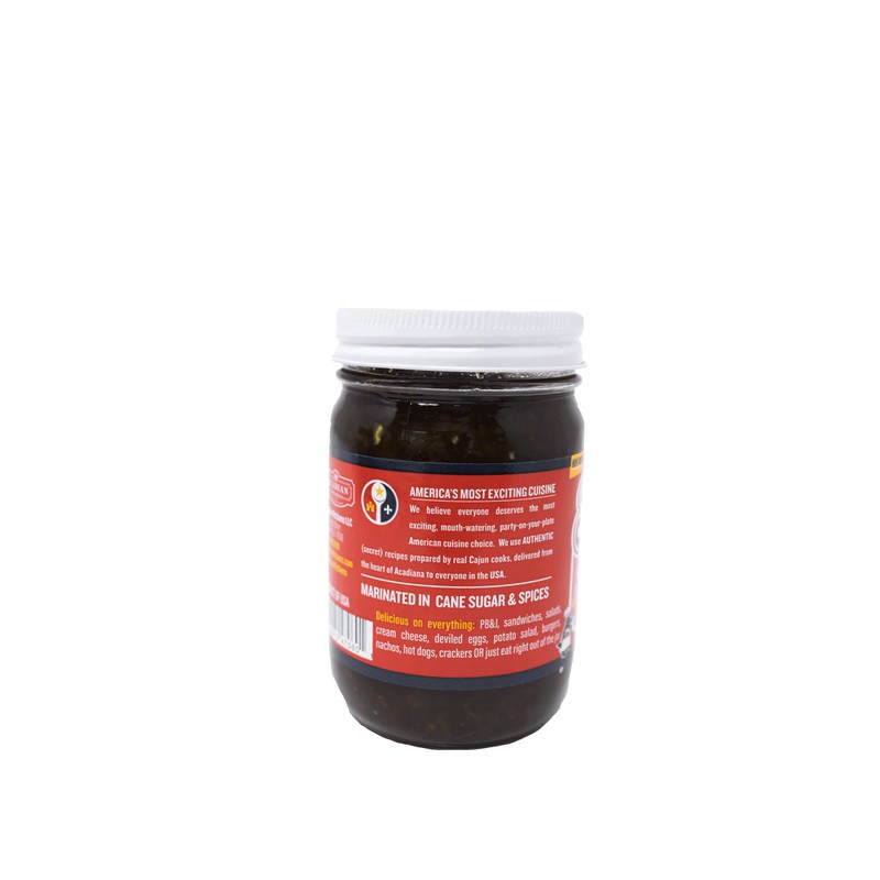 Spicy Sweet Jalapeño Relish 12 fl oz Ragin' Cajun (Pack