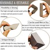 4 Pack 180 Grit Single Angle Sponge Sanding Block, Washable