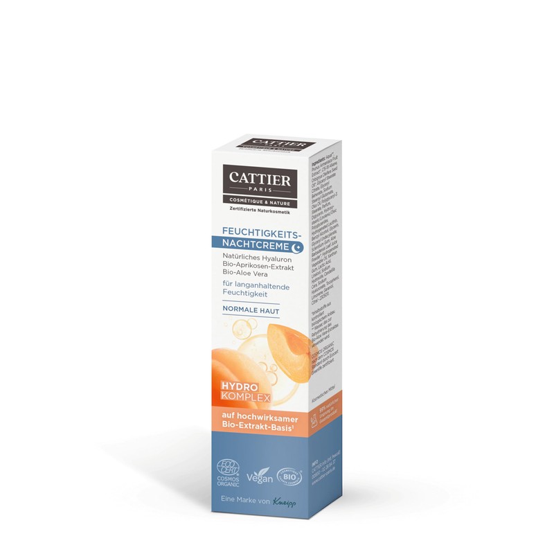 CATTIER Paris Moisturising Night Cream - Certified Natural Cosmetics -