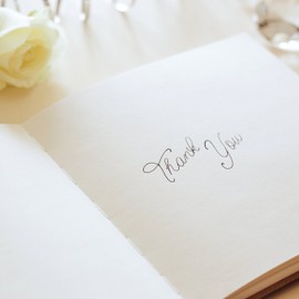 Plantvibes Luxury Guest Book, 72 Pages, Hardcover, High Quality Paper, Vintage Guest Book for Wedding, Christening or Birthday, Wedding Book, Wedding Album, Wedding Guest Book