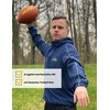 JELEX Touchdown American Rubber Football with Classic Stitching and Excellent