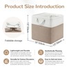 VQRTEXA 13 x 13 Inch Cube Storage Bins, 6 Pack