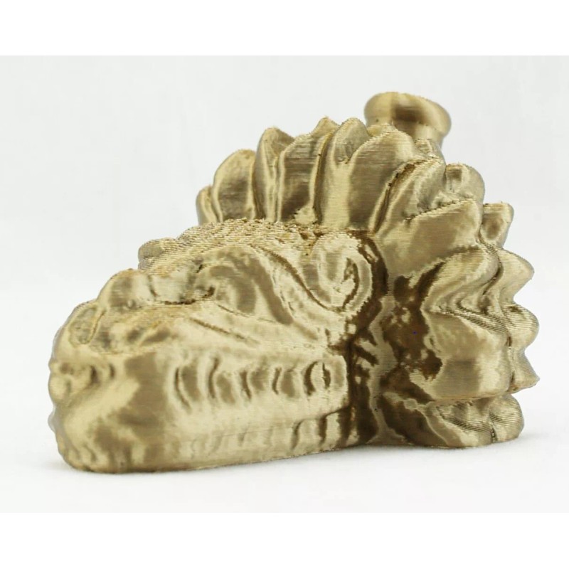 Aztec Quetzalcoatl Death Whistle Ancient Gold Feathered Serpent God MADE