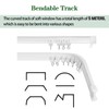 Keadic 160Pcs 5M/16.4FT Bendable Curved Ceiling Mount Curtain Track with