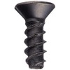 Small Parts 0204LTFB Steel Thread Rolling Screw for Plastic, Black