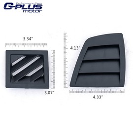 G-PLUS Dash Air Vent Front Cover Set Left and Right Compatible with 2005 2006 Chrysler 300, 2006 2007 Dodge Charger, 2005 2006 2007 Dodge Magnum (Driver and Passenger Side)