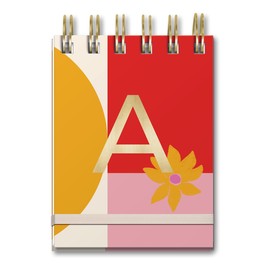 Lady Jayne Modern Mom Monogram A Purse, Mini Spiral Pocket Notepad, 75 Sheets (83380)