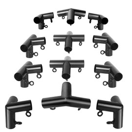 Aoneky 2'' Corner Canopy Fitting Couplers Kit - Frame Carport Connectors for 4 6 8 10 Leg (8 Leg)