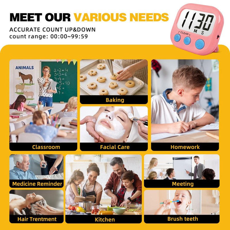 Classroom Timers for Teachers Kids Large Magnetic Digital Timer Teacher