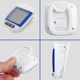 Pedometer Step Counter, Portable Walking Pedometer, Sport Pedometer- Distance, Step, Calories and Fitness Tracker for Men, Women, and Kids (Blue)