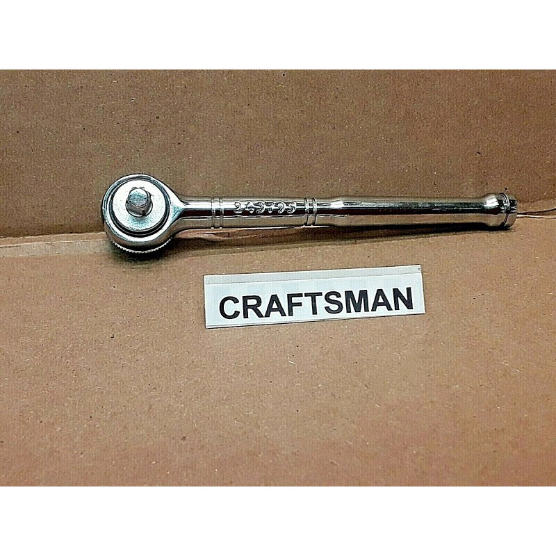CRAFTSMAN 43795 Thumb Wheel 1/4 Drive RATCHET WRENCH Tri Wing
