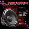 H YANKA BSF-10-4 10 Inch Subwoofer - 1000W MAX Power