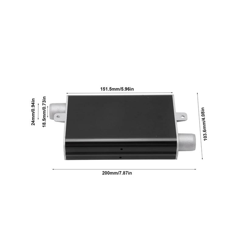 Diesel Heater Exhaust Silencer, Aluminum Alloy Stable Performance Parking Heater